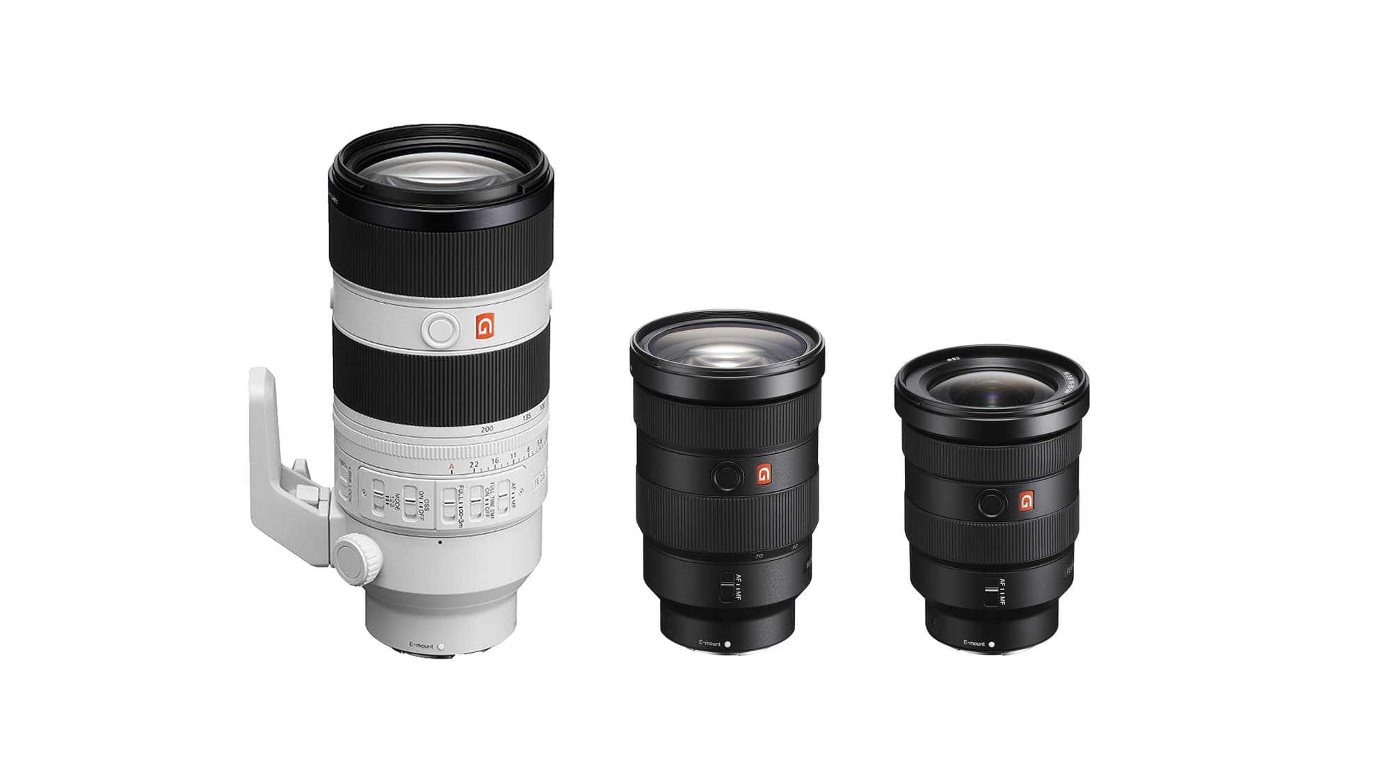 Sony 70-200mm / 16-35mm / 24-70mm GM II F/2.8